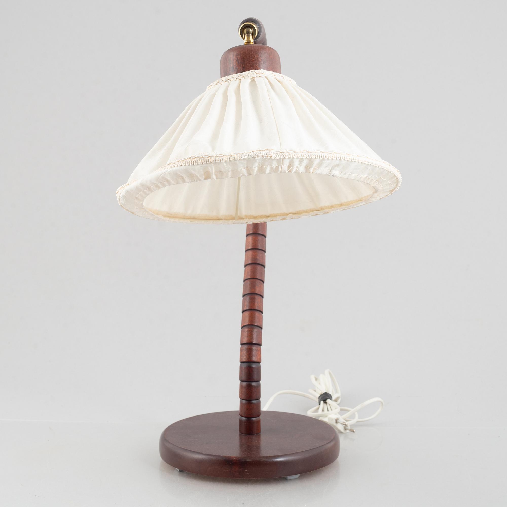 Bordslampa, Markslöjd, 1900-talets andra hälft.