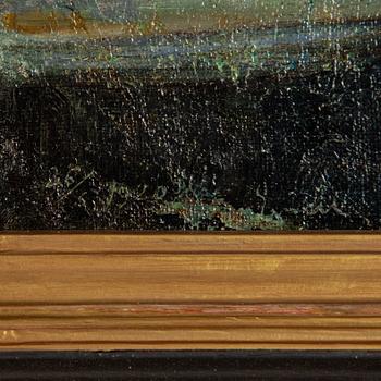 Allan Egnell, "Kvällsstämning över staden eller 'På Café'".