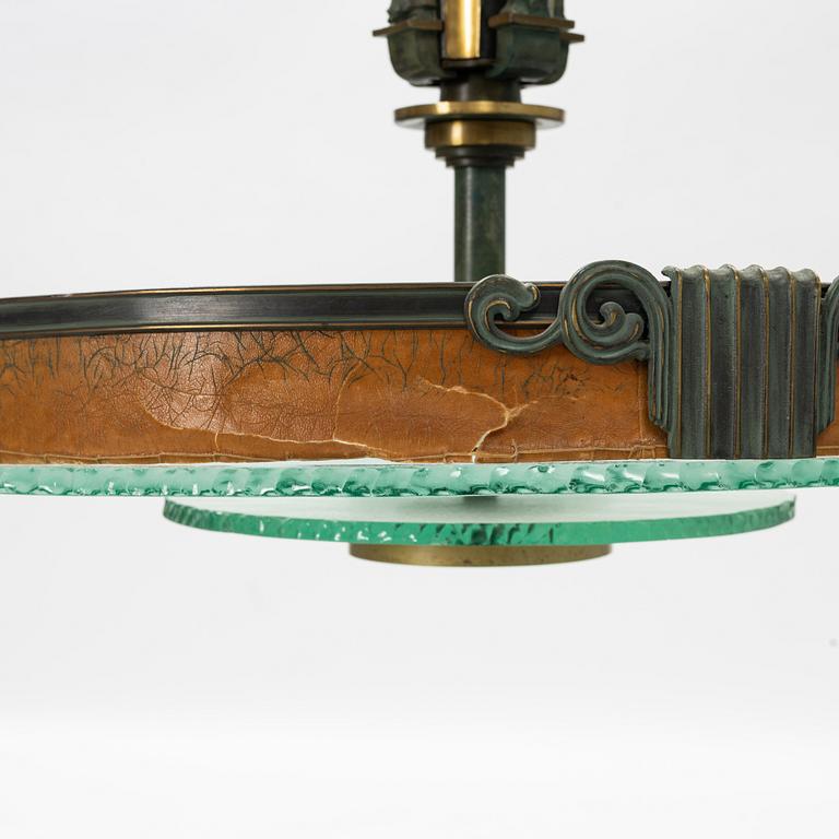 A Einar Bäckström, ceiling lamp, model 4006,  Swedish Grace 1920's/-30's.