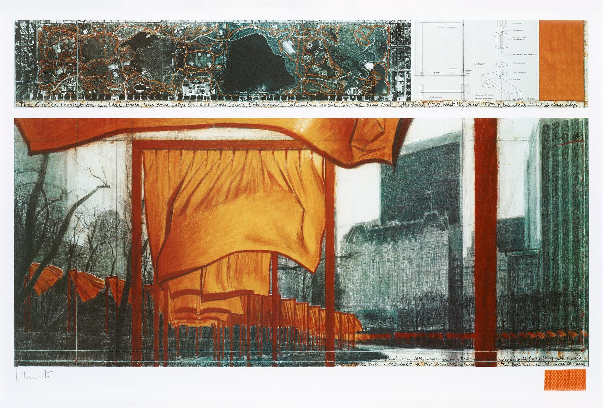 Christo & Jeanne-Claude, "The Gates, Central Park, New York".