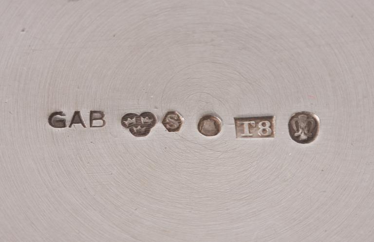 THESIL, silver, G.A.B, 1945.