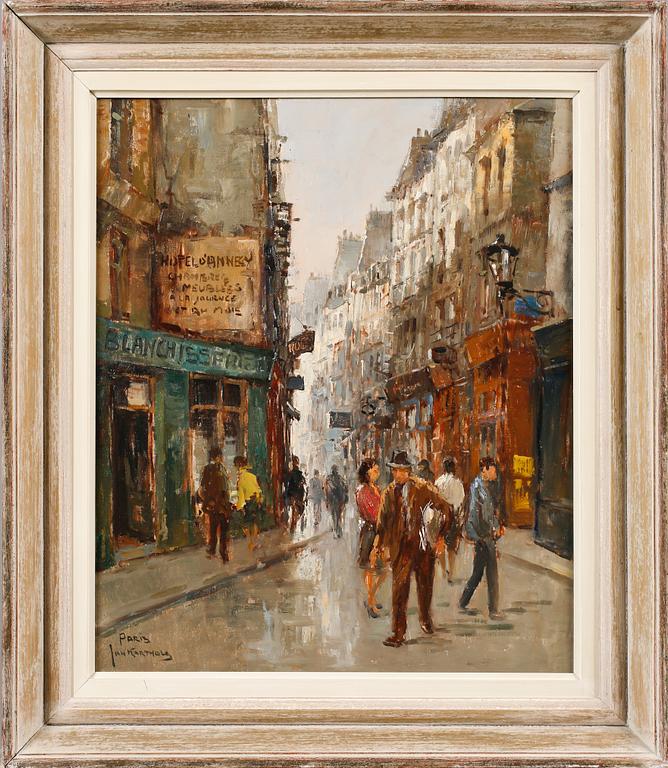 JAN KORTHALS, oil on canvas, signed.