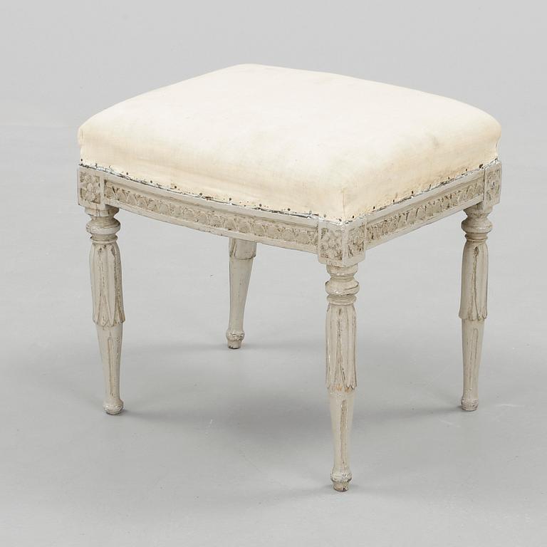 TABURETT, Gustavianskt stockholmsarbete, omkring 1800.