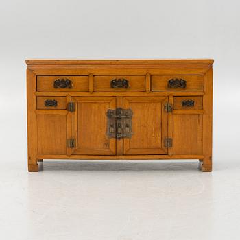 A hardwood sideboard, China, around 1900.