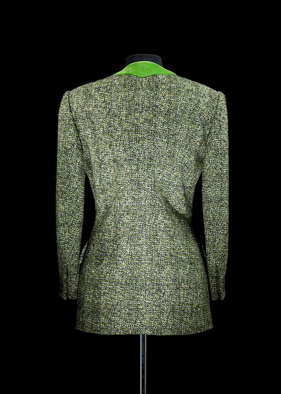 A tweed jacket by Hermès.