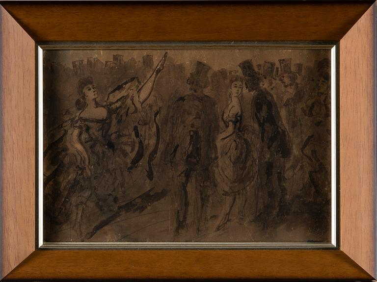 CONSTANTIN GUYS, DANCE PERFORMANCE.