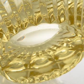 Aimo Okkolin, malja, "Kullero", signeerattu Aimo Okkolin Riihimäen Lasi Oy.