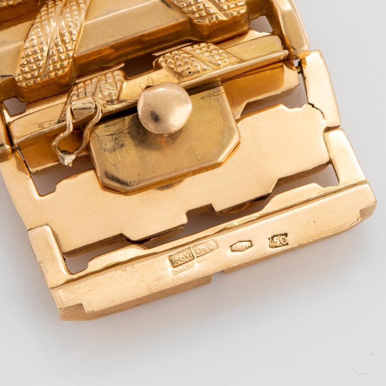 ARMBAND, 18K guld, Italien.