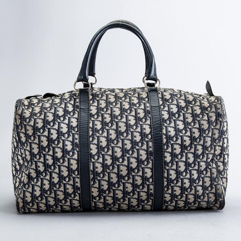 Christian Dior, two canvas handbags.