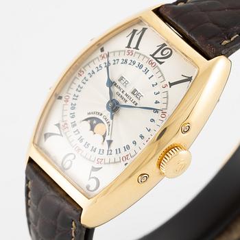 Franck Muller, Master Calendar, wristwatch, 32 x 38,5 mm.