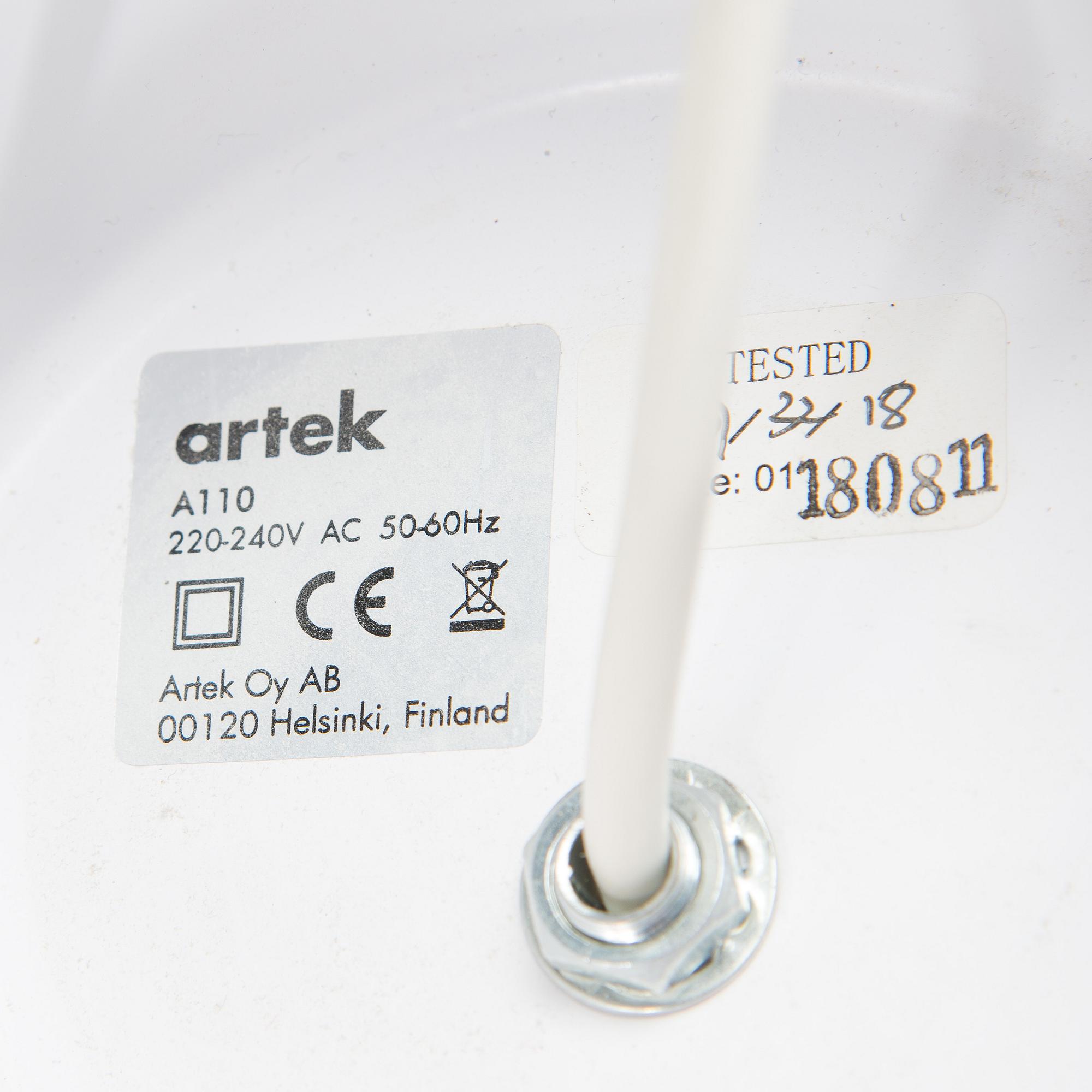 Alvar Aalto, ceiling lamp, model A110, Artek, Finland 2000s.