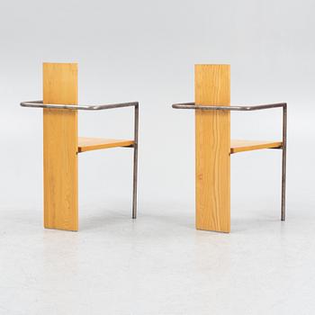 Jonas Bohlin, a pair of 'Concrete' armchairs, Källemo, Värnamo, Sweden.