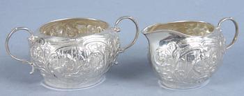 PARTI SILVER, 7 delar, 1900-tal. 660 g.