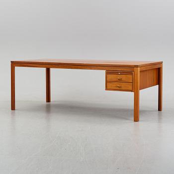 Christian Hvidt, a mahogany desk, Denmark, mid 20th century.