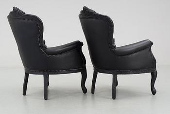 MAARTEN BAAS, fåtöljer, ett par "Smoke Chair", Moooi, Nederländerna.