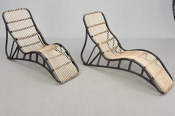 VILSTOLAR, ett par, 1900-tal.