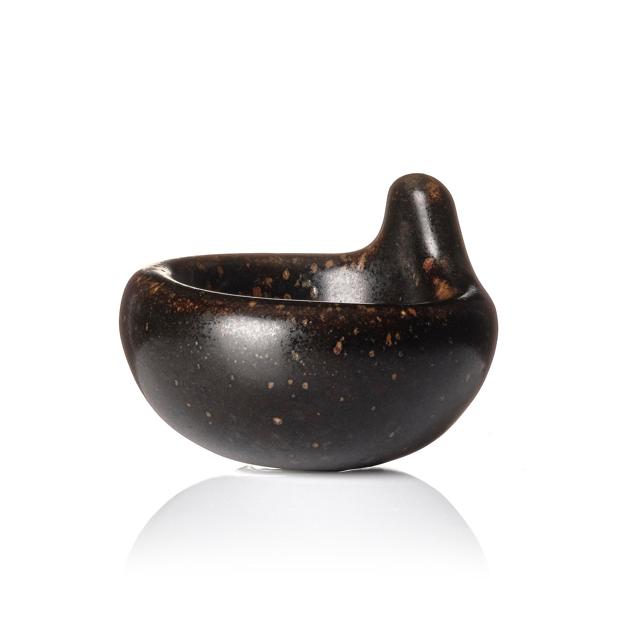 Alev Ebüzziya Siesbye, skål, unik, stengods, Royal Copenhagen, Danmark, 1960-tal.