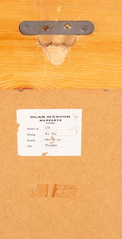 Spegel, Glasmäster, Markaryd, 1970-tal.