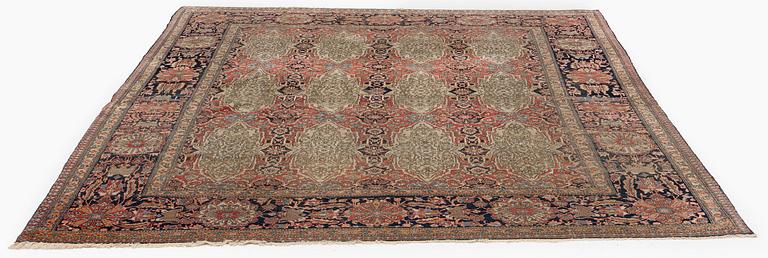 A Kashan 'Mohtasham' rug, Central Persia (Iran), c. 288 x 222 cm.