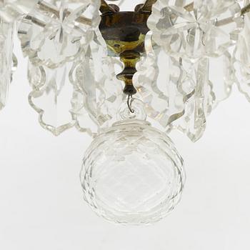 A Rococo style chandelier, first half of the 20th Century.