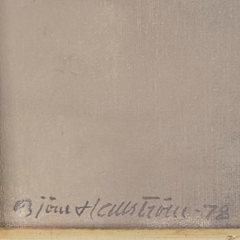 BJÖRN HALLSTRÖM, oil on canvas, signed and dated -78.