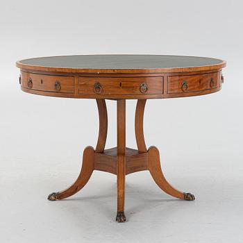 A drum table, first half of the 20th century.