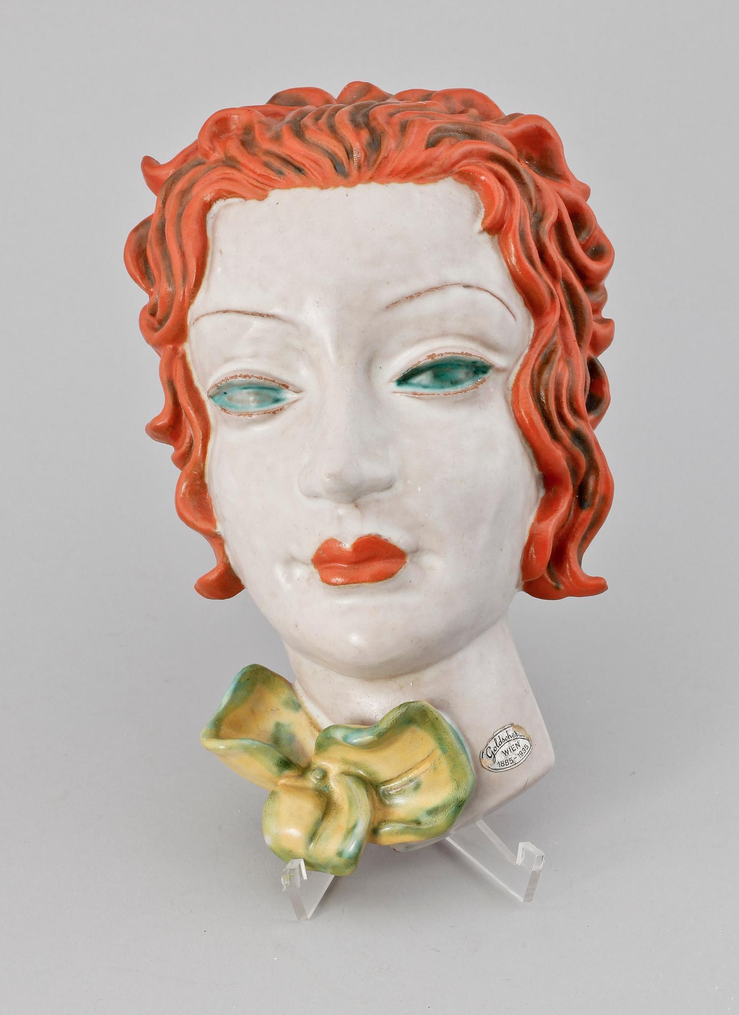 VÄGGRELIEF, terrakotta, Goldscheider, Wien, 1930-tal.