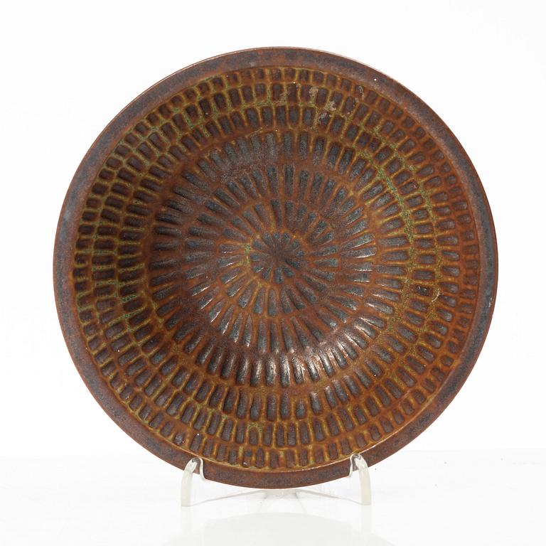 Stig Lindberg, a stoneware bowl, Gustavsbergs Studio, Sweden, 1965.