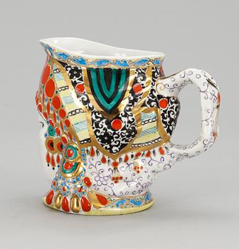 MUGG, porslin. Lomonosov, Ryssland, 1900-tal.