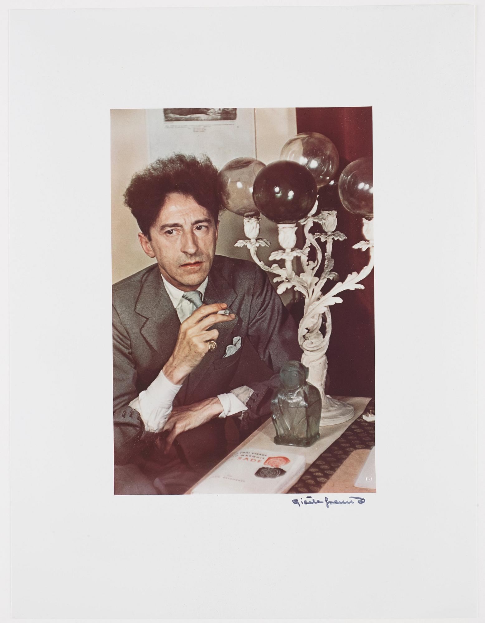 Gisèle Freund, "Jean Cocteau, Paris, 1939".