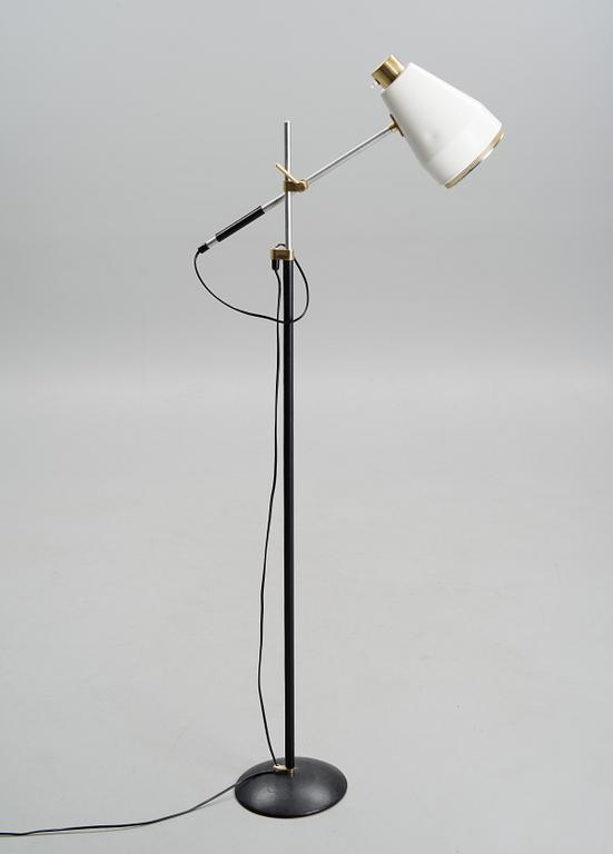 VILJO HIRVONEN, A FLOOR LAMP, H 801. Stamped Valaistustyö, H 801. Early 1970s.