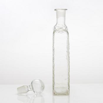 Nanny Still, a 5-piece 'Flindari' glassware set, Riihimäen lasi 1964-1968.