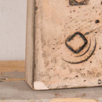 RUT BRYK, reliefiä, 4 kpl, kivitavaraaa, signeeratut.