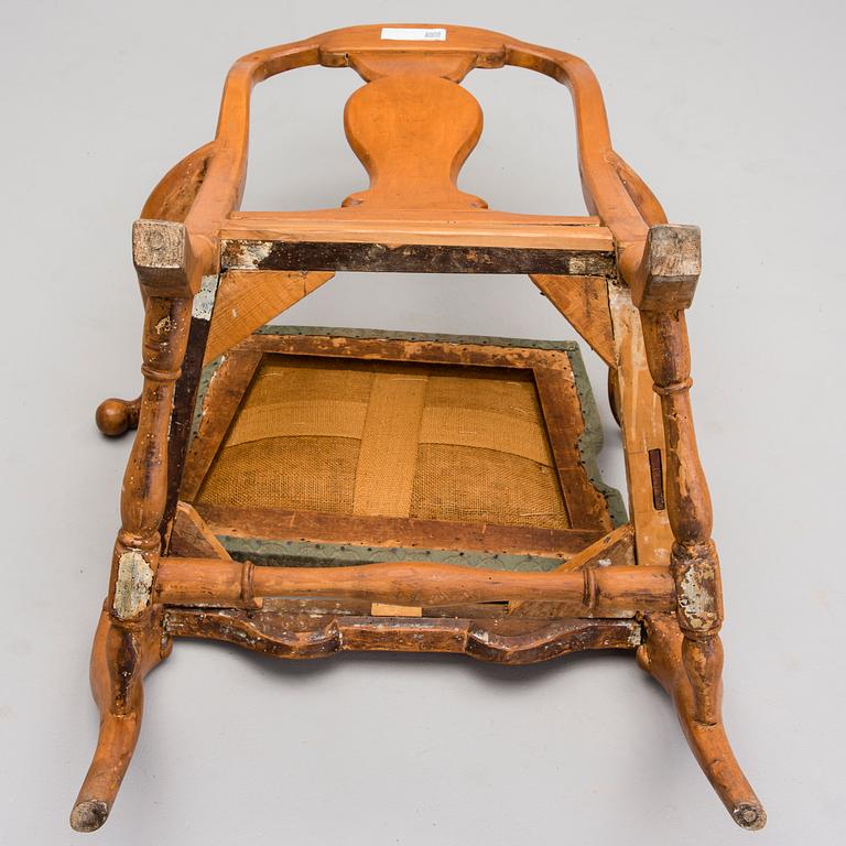 STOL, senbarock, 1700-tal, Sverige.