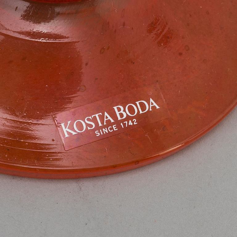 KJELL ENGMAN, vinglas 6 st samt 1 karaff, glas Kosta Boda.