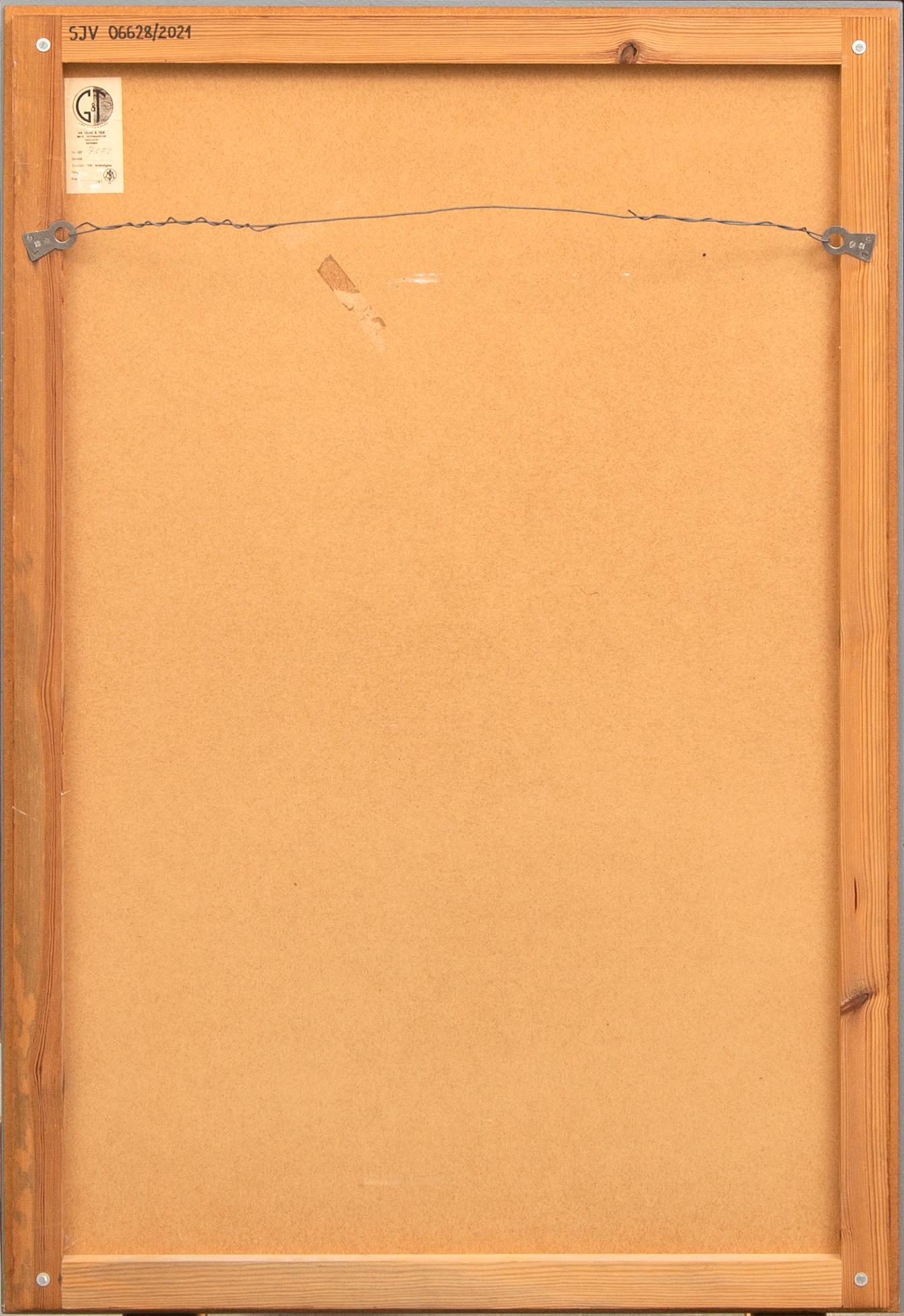 A Swedish Gt jacaranda mirror 1960/70s.