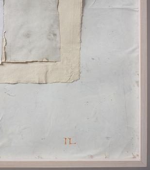 ISABELLA LAURELL, blandteknik med collage, signerad IL.