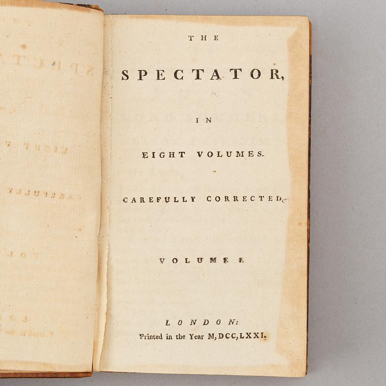 1700-talslitteratur (17 vol.).