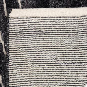 Rug, India, "Fields, Landscape". approx. 205 x 143 cm.