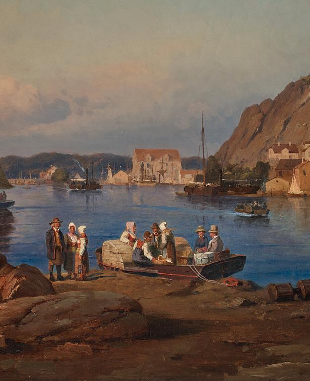 Carl Frederik Sørensen, Stockholm from Riddarholmen.