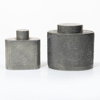 Tedosor, 2 st, tenn, Kina, 1800-tal.