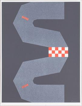 Kumi Sugaï · KUMI SUGAI, färglitografi, signerad och numrerad 42/125.