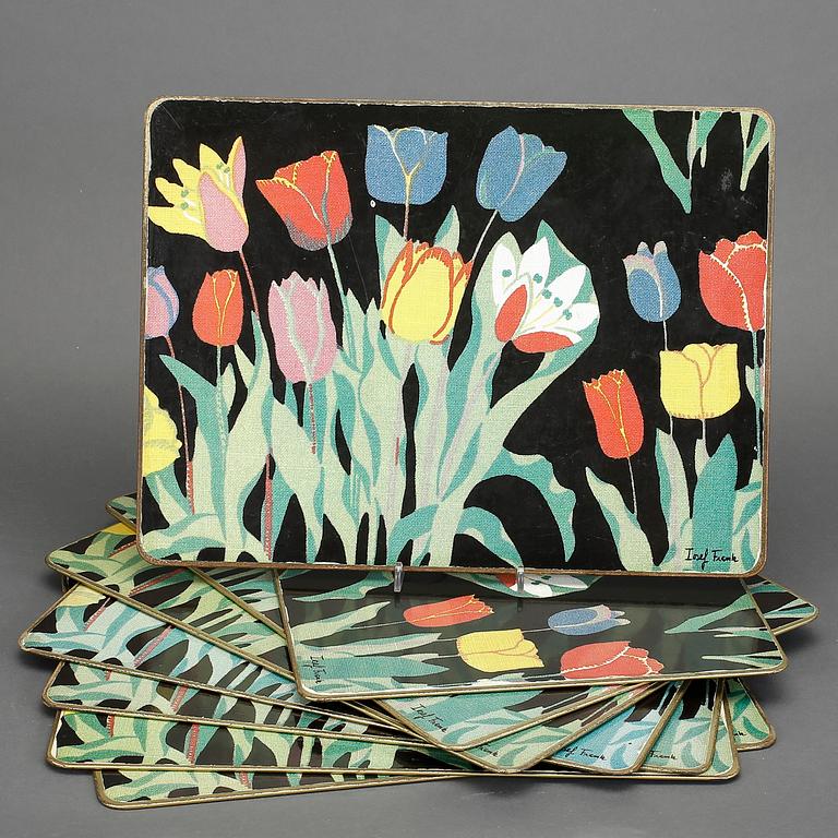 TABLETTER, 8 st, Josef Frank, Svenskt Tenn, 1900-talets andra hälft.