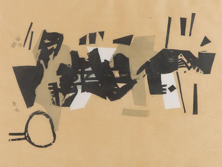 Lauri Ahlgrén, "Mustat muodot" (Black forms).