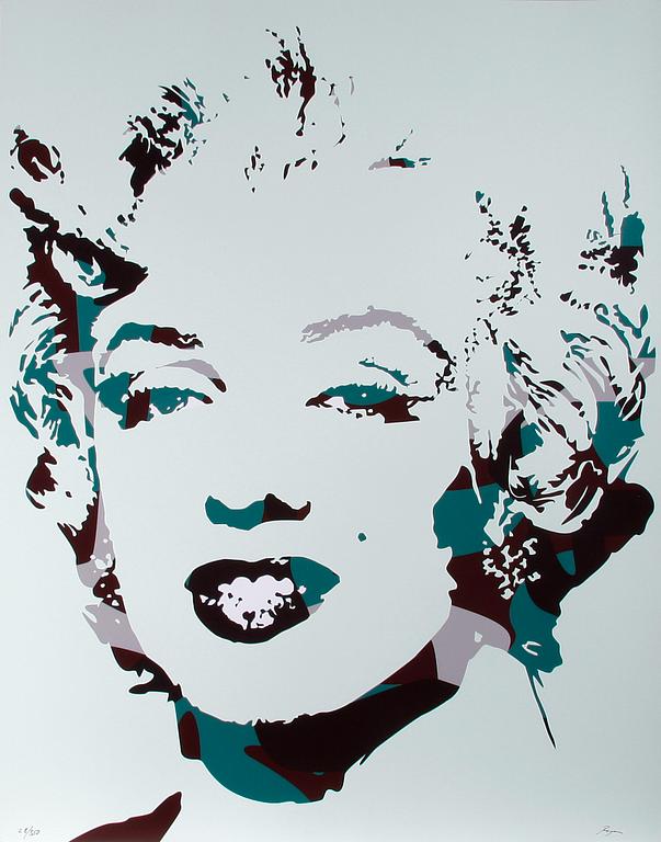 RICHARD RYAN, färgseriegrafier, 2 st, sign o numr 28/350.