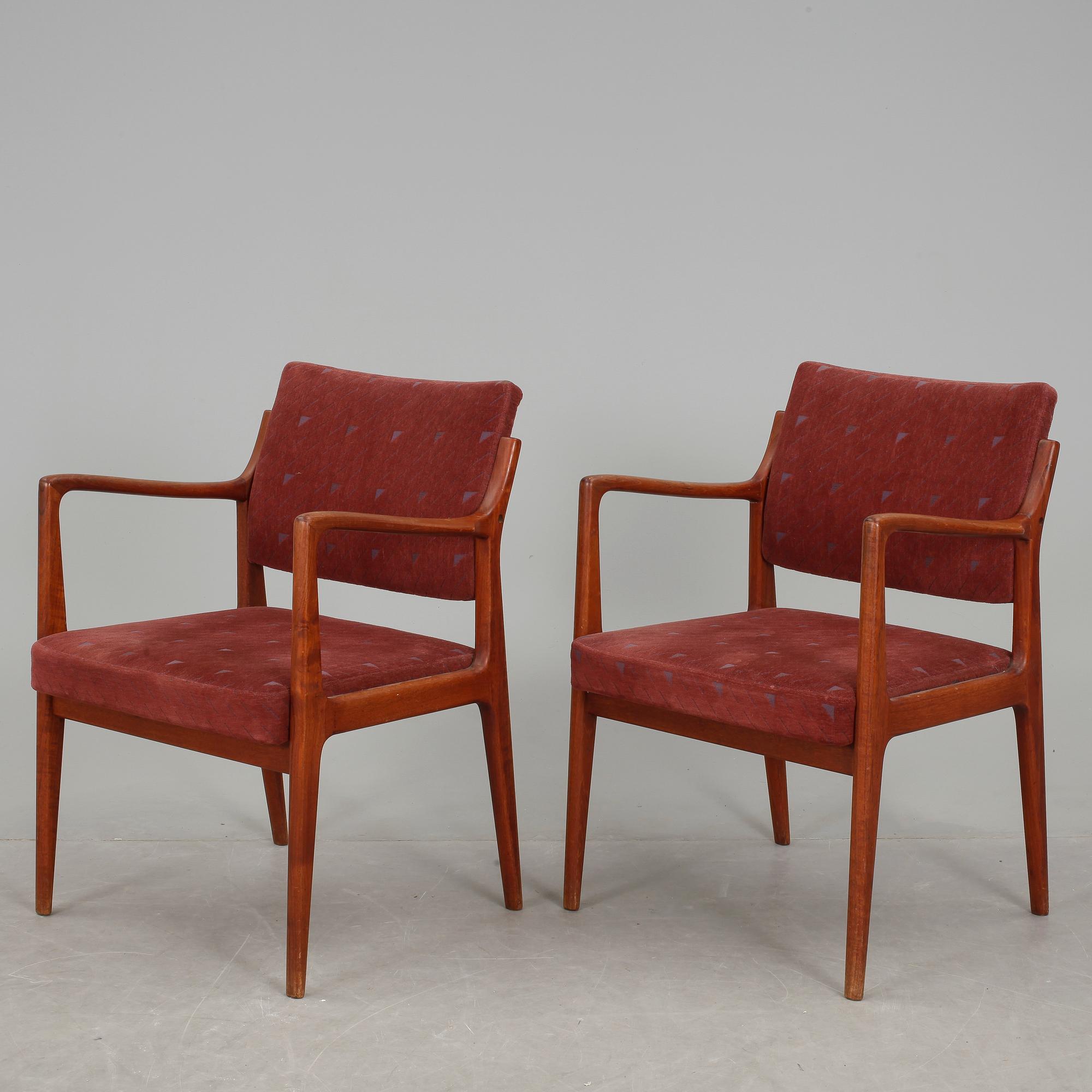 KARMSTOLAR, ett par, Karl-Erik Ekselius, 1960-tal.