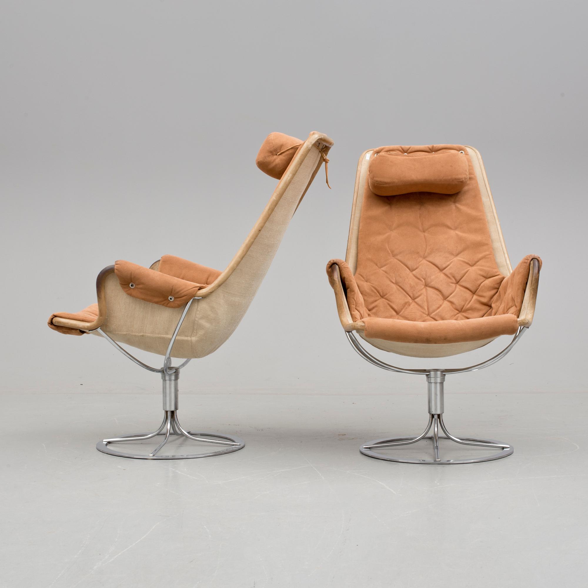 FÅTÖLJER, ett par, Jetson, Bruno Matsson, 1900-talets andra hälft.