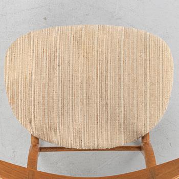 Hans J. Wegner, stolar, 5 st, modell "CH-30", Carl Hansen & Son, Odense, Danmark.