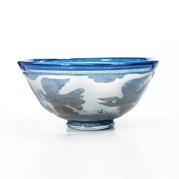 Bertil Vallien, a bowl, Boda Ateljé.