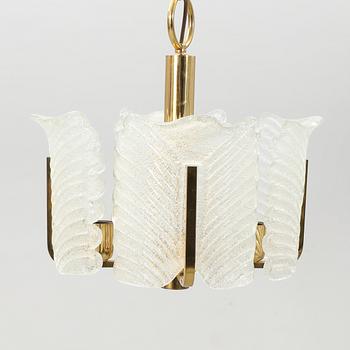 Ceiling lamp, likely from Italy, late 20th century.